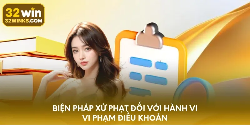 Biện pháp xử phạt đối với hành vi vi phạm điều khoản